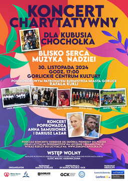 https://bliskoserca.pl/aktualnosci/koncert-charytatywny-dla-kubusia-chocholka-w-gorlicach,2903